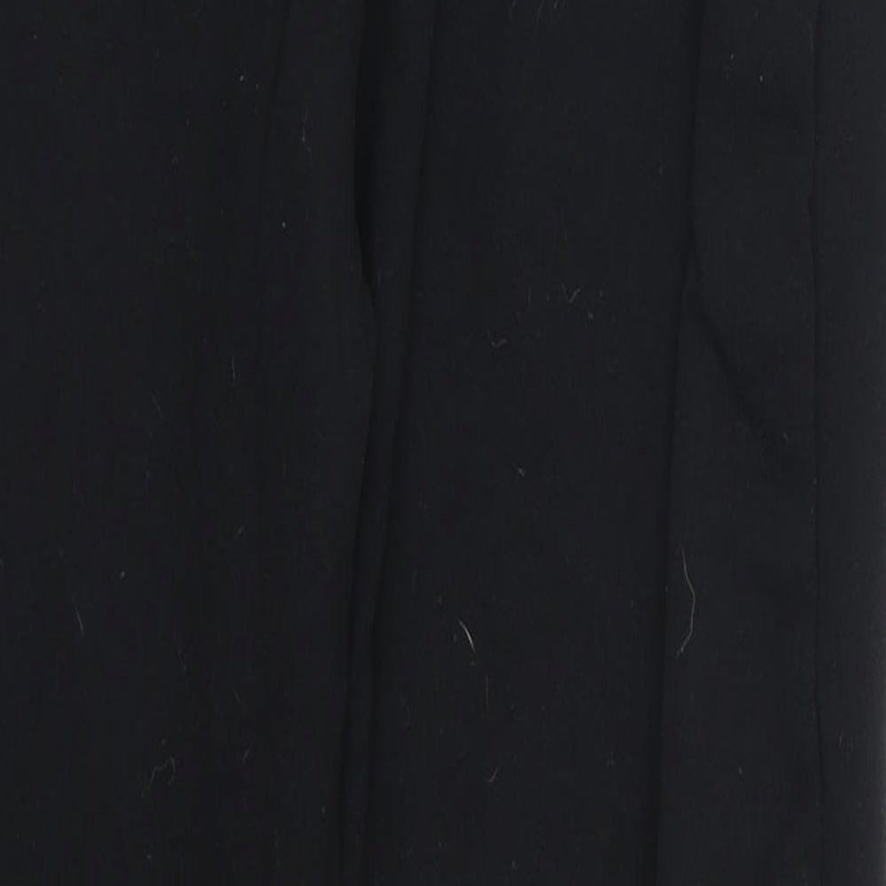 Womens UK Size 8 Preworn Regular Fit Sweatpants Black Trousers