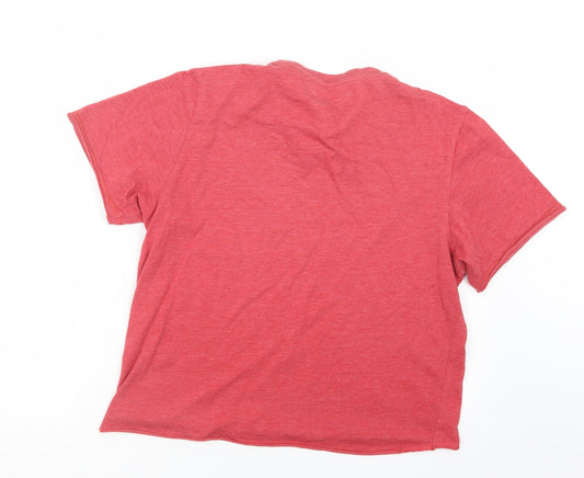 Womens UK Size M NEXT Red Basic T-Shirt