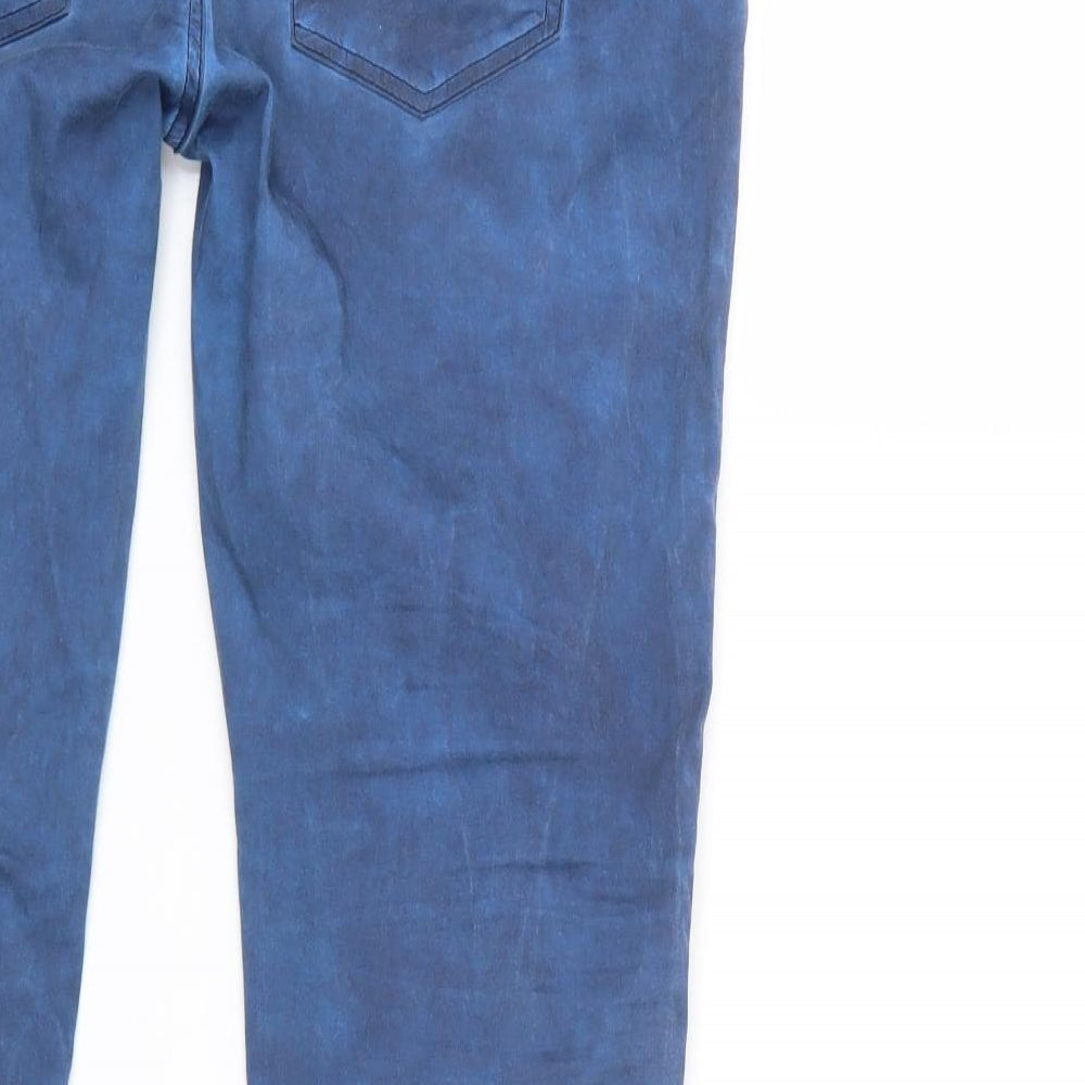 Womens UK Size 34 in Street One Slim Fit Straight Blue Jeans
