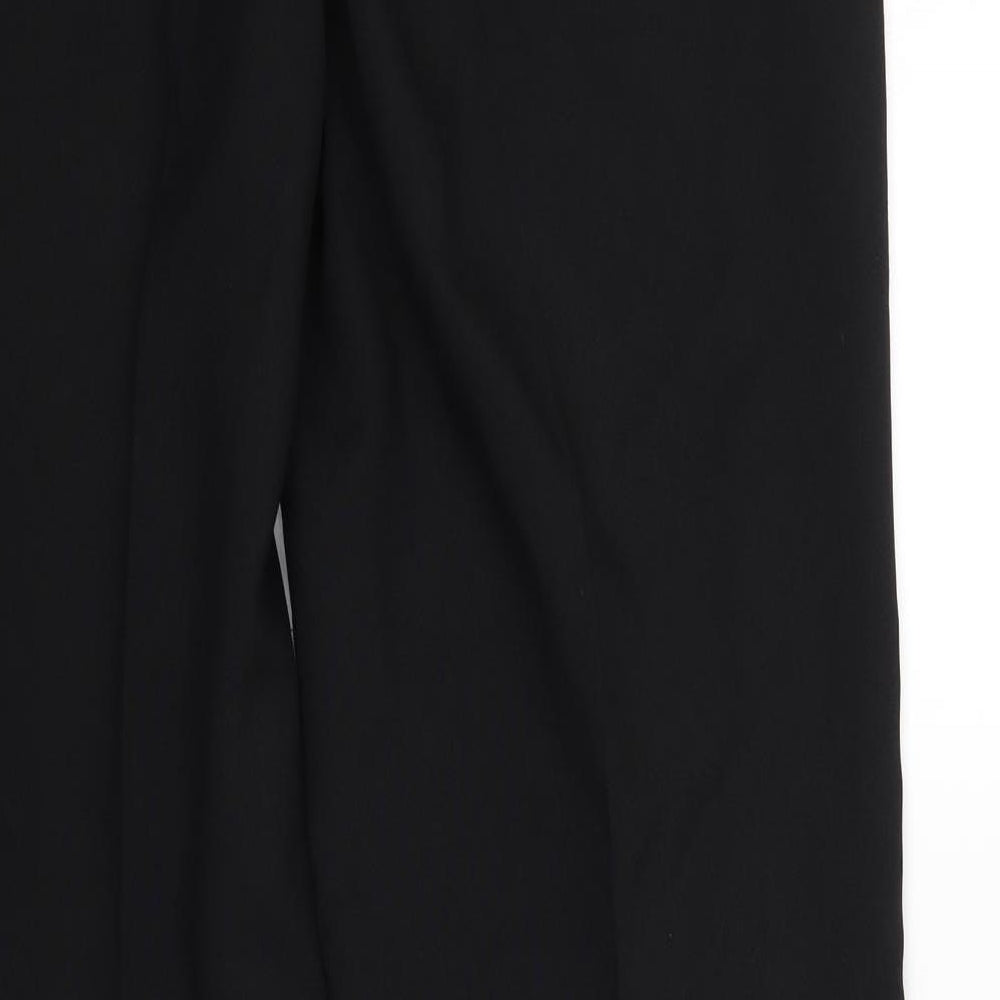 Womens UK Size 12 Atmosphere Regular Fit Black Trousers