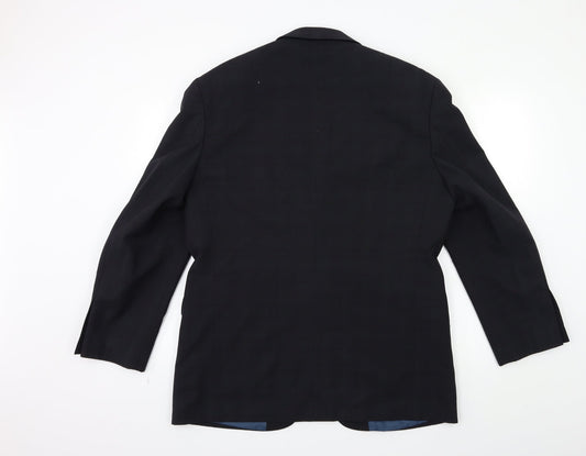 Mens UK Size 40 Marks and Spencer Regular Black Suit Jacket