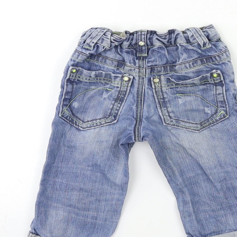 NEXT Baby Blue Denim Snow Pants Jeans Size 12-18 Months