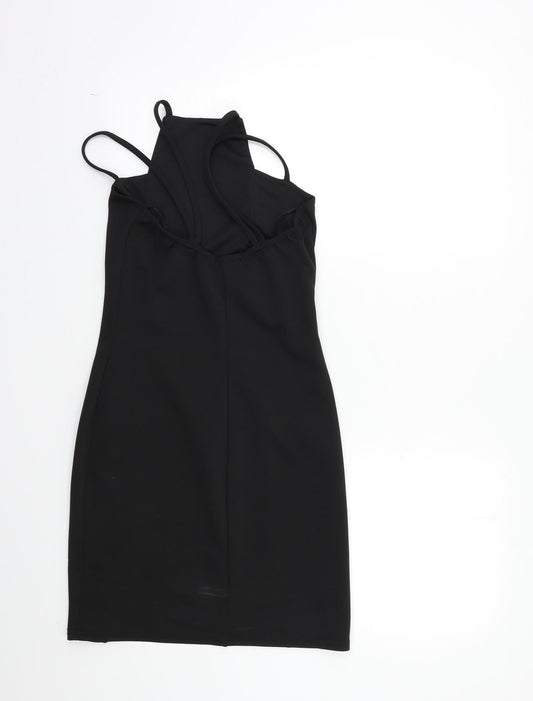 Boohoo Womens Black Mini Size 10