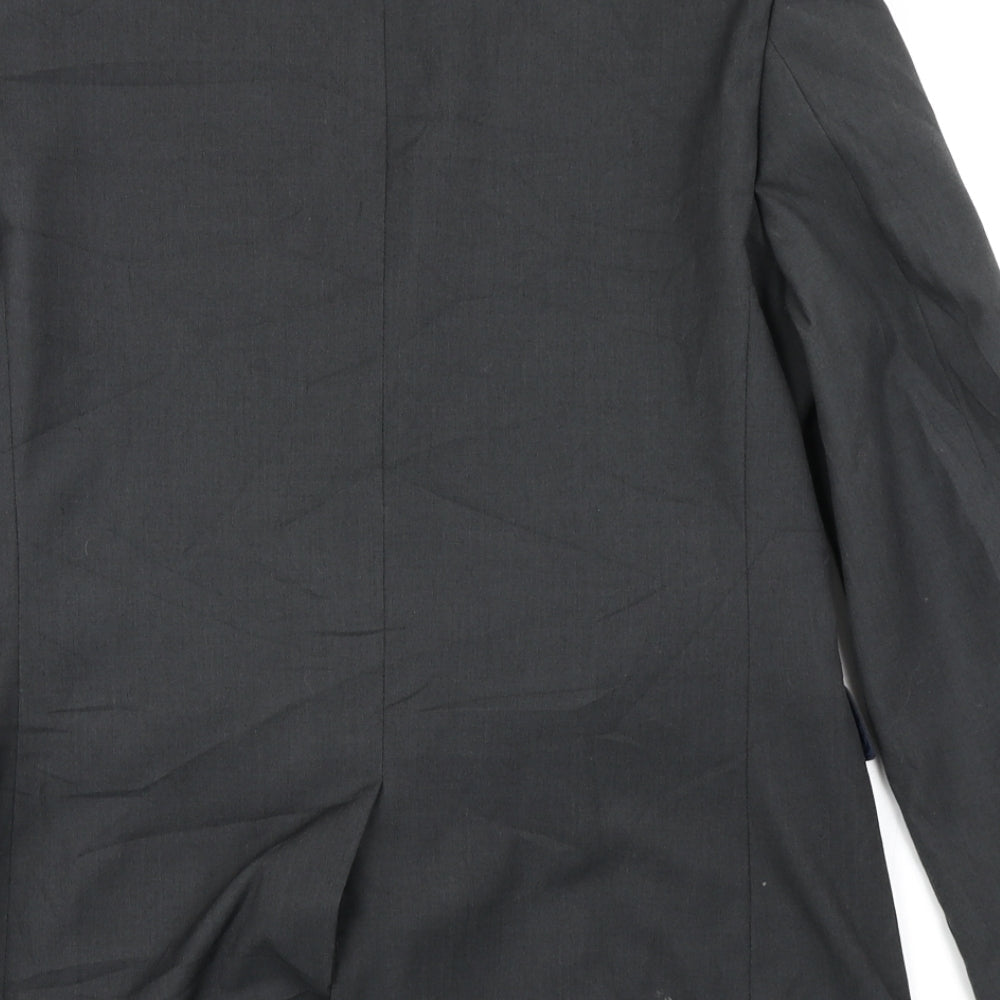 Mens UK Size 40 Topman Regular Grey Suit Jacket