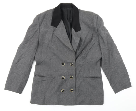 Womens UK Size 14 Country Casuals Regular Grey Blazer