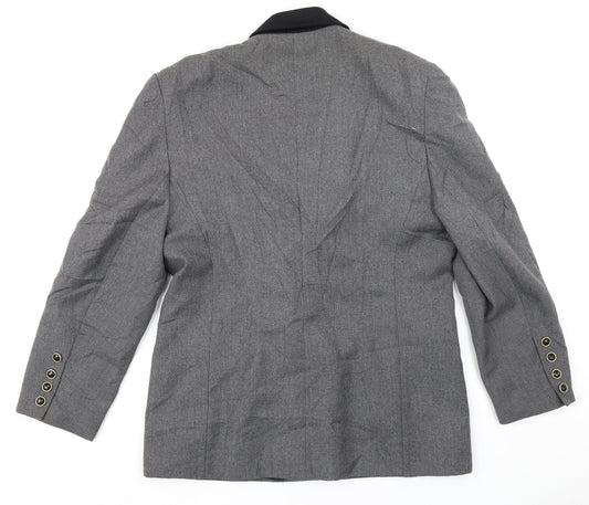 Country Casuals Womens Grey Jacket Blazer Size 14