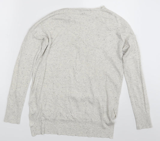 Atmosphere Womens White Polka Dot Basic T-Shirt Size 8