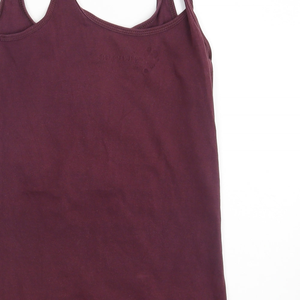 Atmosphere Womens Purple Basic Blouse Size 10