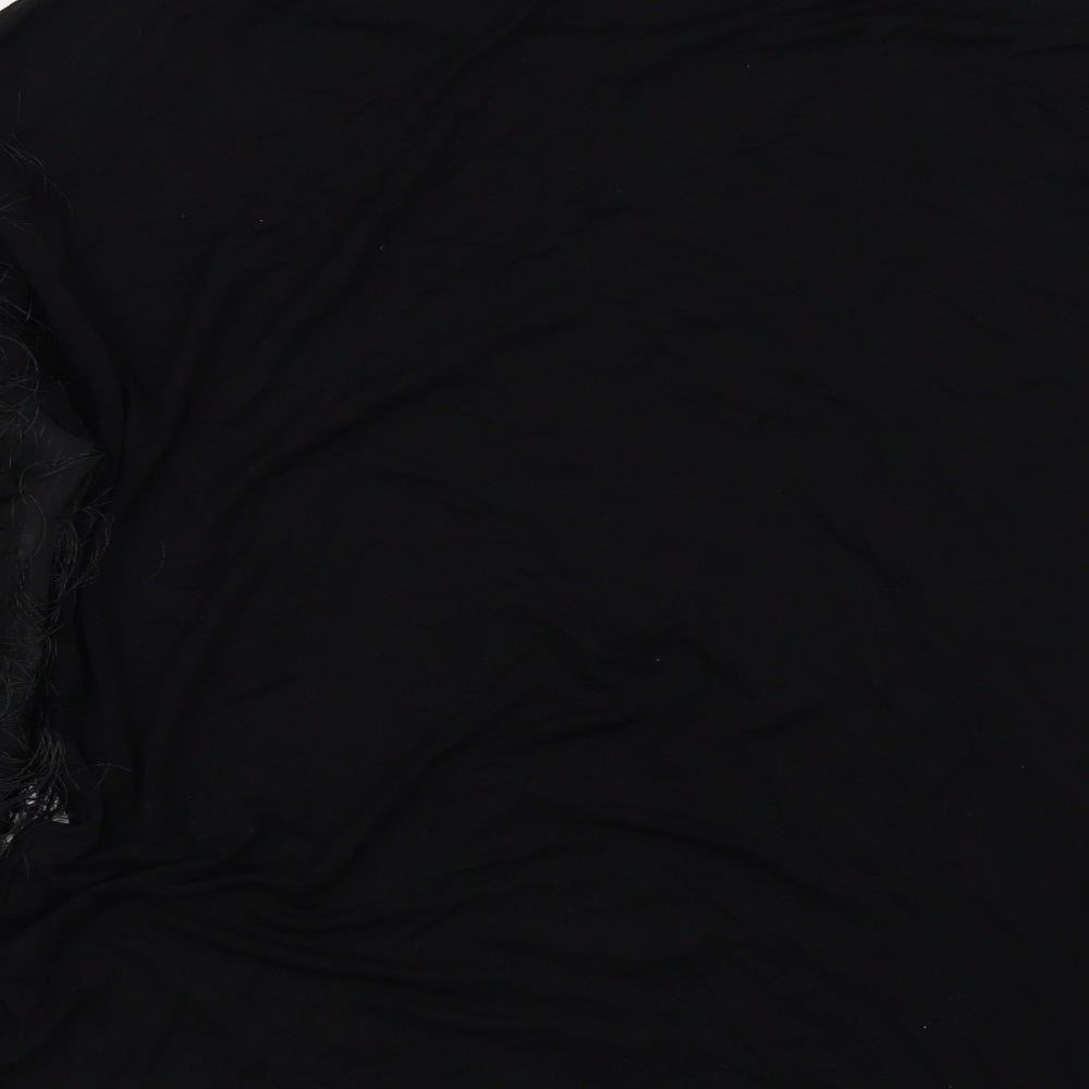 George Womens Black Colourblock Basic Polo Size 12