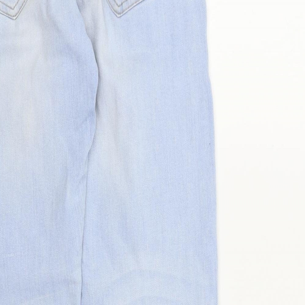 Denim & Co. Womens Blue Skinny Jeans Size 8 L25 in