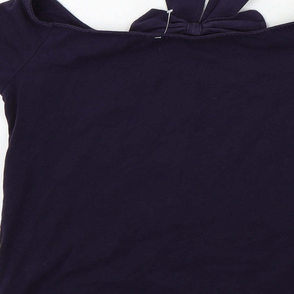 Womens UK Size 12 Dorothy Perkins Blue Basic Tank