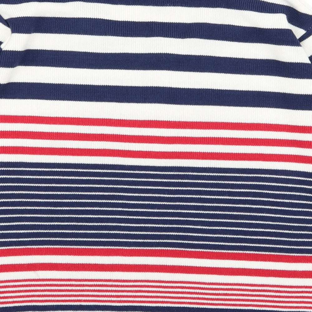 Womens UK Size 14 Damart Multicoloured Basic T-Shirt