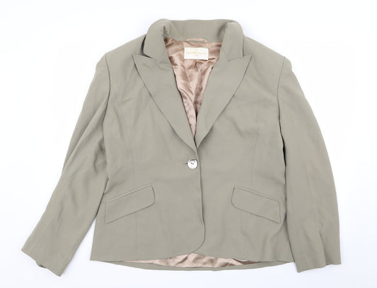 Womens UK Size 18 Country Casuals Regular Green Blazer