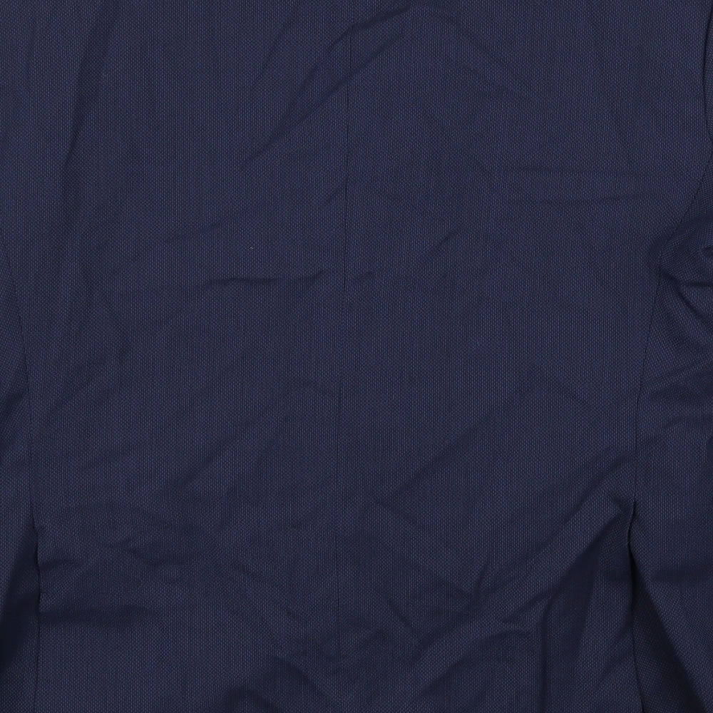 Mens UK Size 38 M&s Regular Blue Suit Jacket
