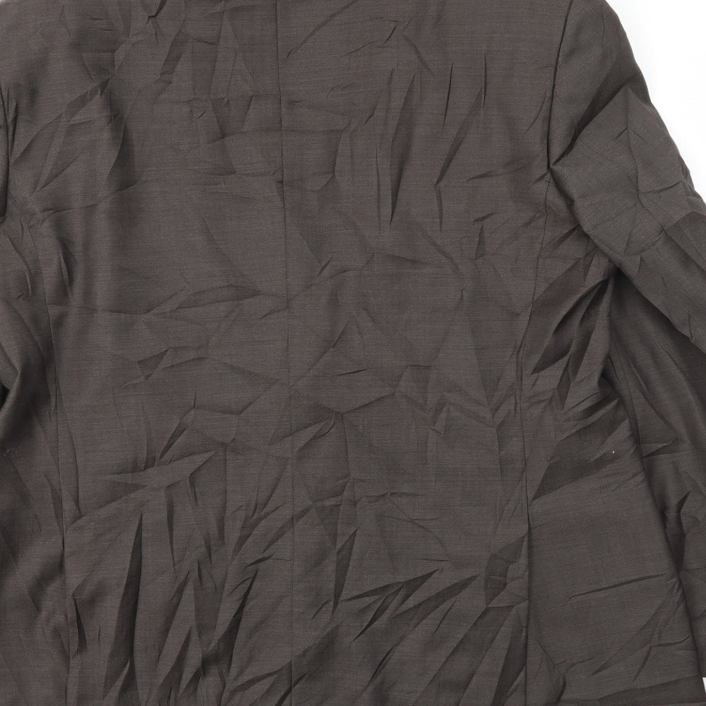 Mens UK Size 44 M&S Regular Brown Suit Jacket