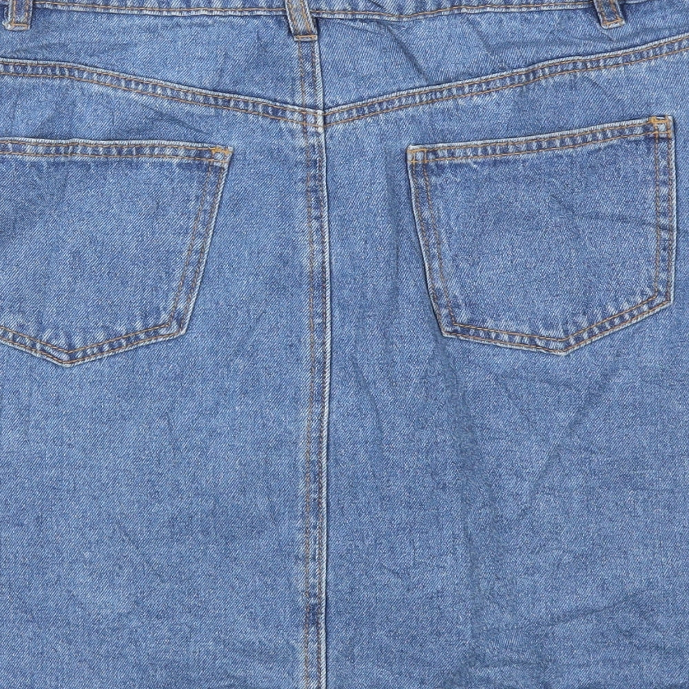 Noisy may Womens Blue A-Line Skirt Size XS