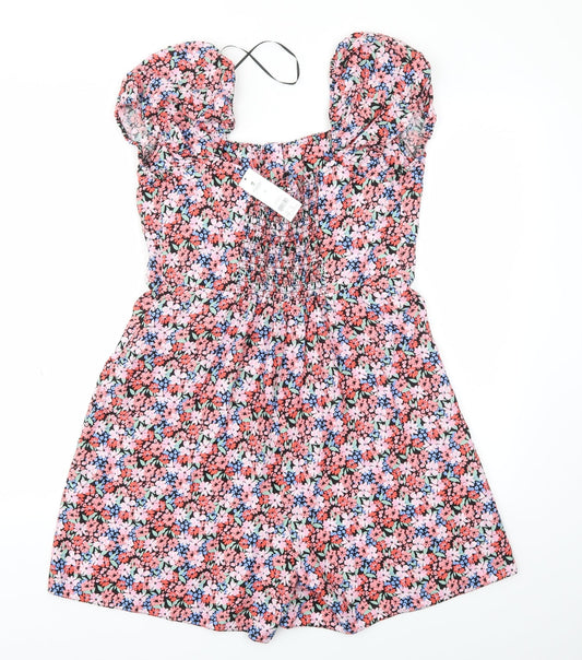 George Womens Multicoloured Floral  Playsuit One-Piece