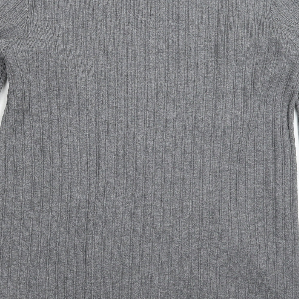 ASOS Womens Grey Knit Pullover Jumper Size 8