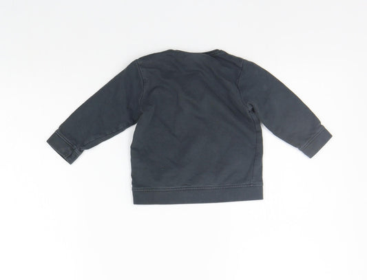 NEXT Girls Grey Basic T-Shirt Size 6-9 Months