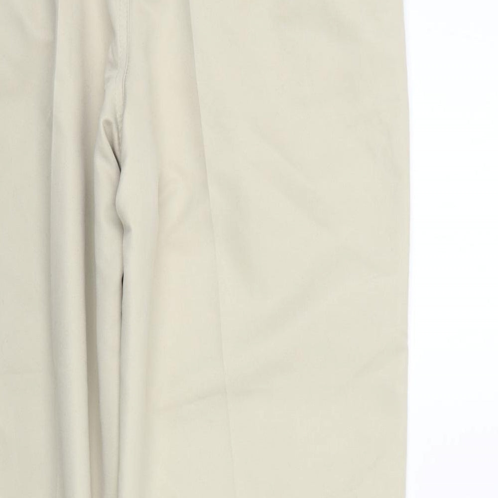 Womens UK Size 36 in Dunlop Regular Fit Beige Trousers