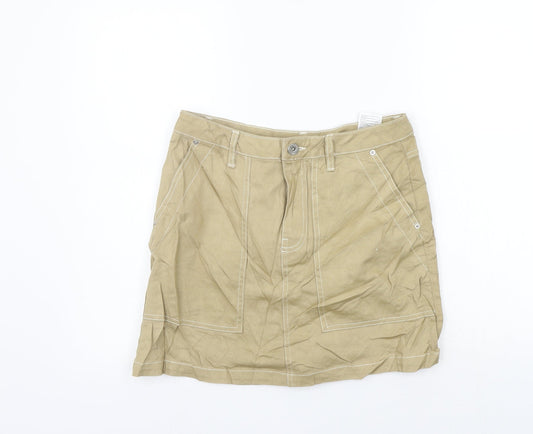 Womens UK Size 8 Divided A-Line Skirt