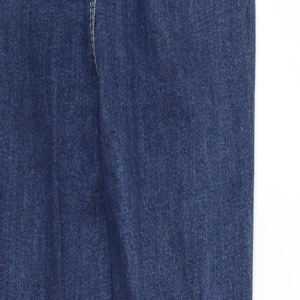 PRETTYLITTLETHING Womens Blue Denim Skinny Jeans Size 6 L26 in