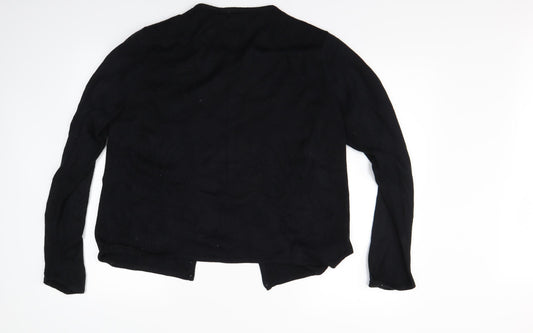 Womens UK Size XL mackays Black Cardigan Jumper