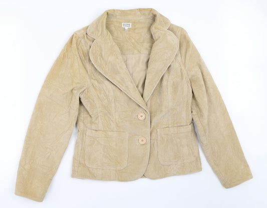 Womens UK Size 10 Etam Beige Jacket