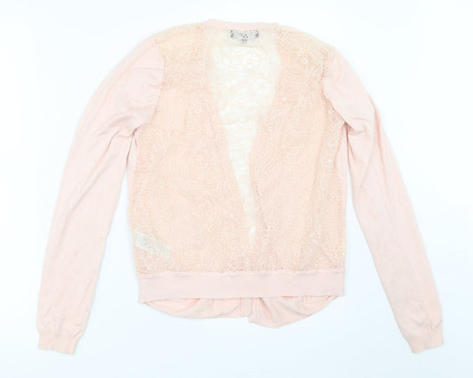 Womens UK Size 10 New Look Pink Cardigan Jumper