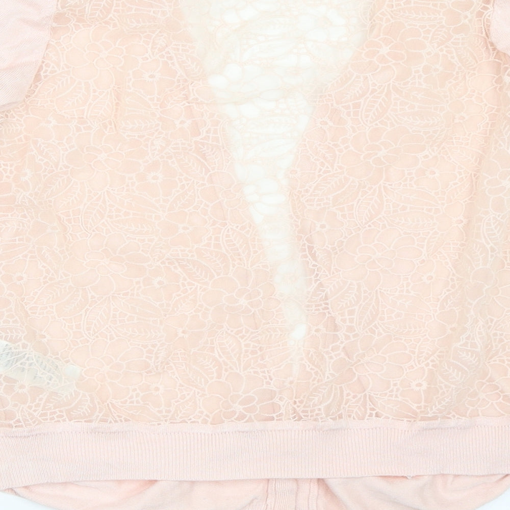 Womens UK Size 10 New Look Pink Cardigan Jumper
