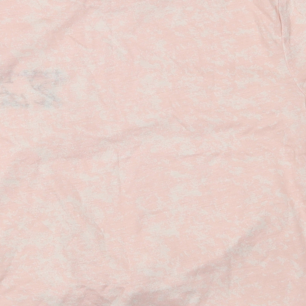 Primark Womens Pink Cropped Polo Size S