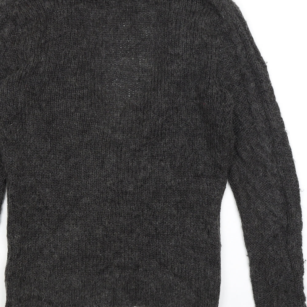 Womens UK Size 10 Divided Grey Cardigan Jumper