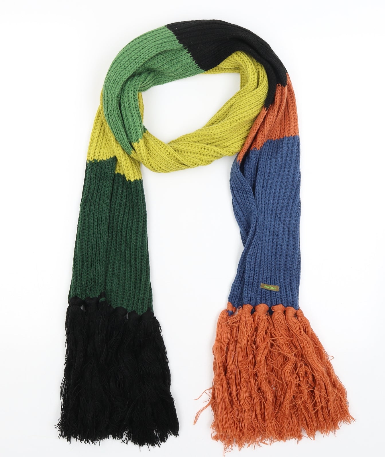 Urban Culture Unisex Multicoloured Striped Scarf
