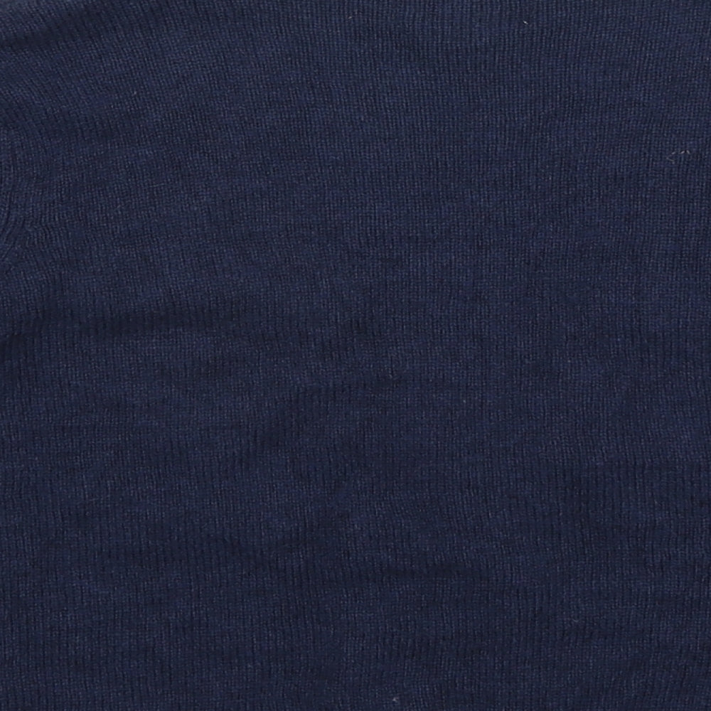 Womens UK Size 12 NEXT Blue Wrap Jumper