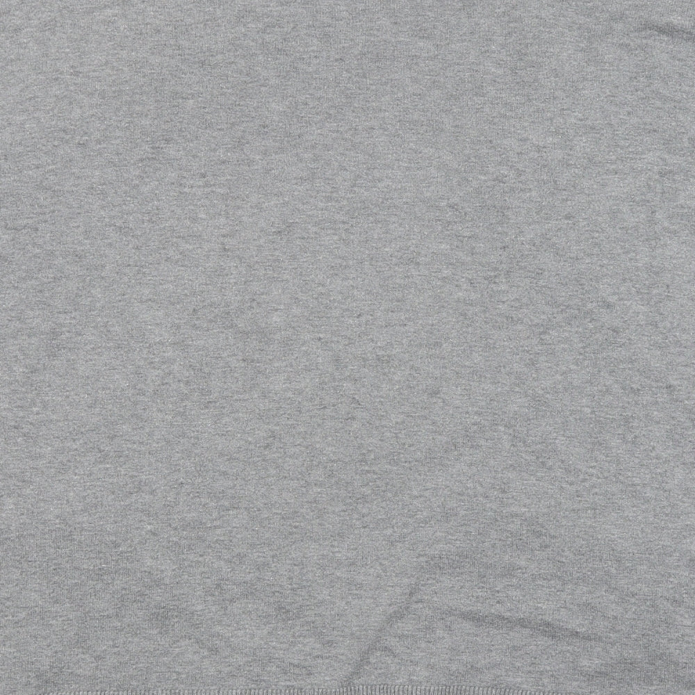 Womens UK Size S Mango Grey Wrap Jumper