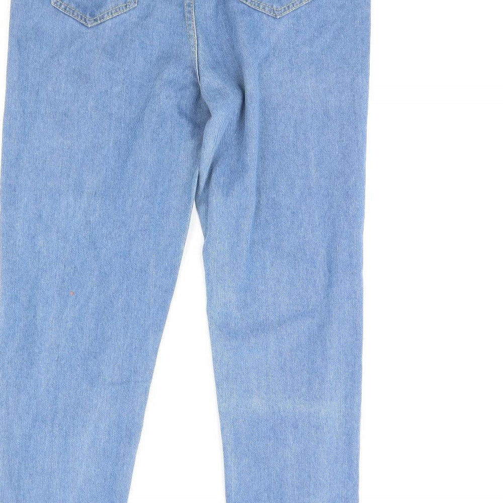 I SAW IT FIRST Womens Blue  Denim Straight Jeans Size 10 L29 in