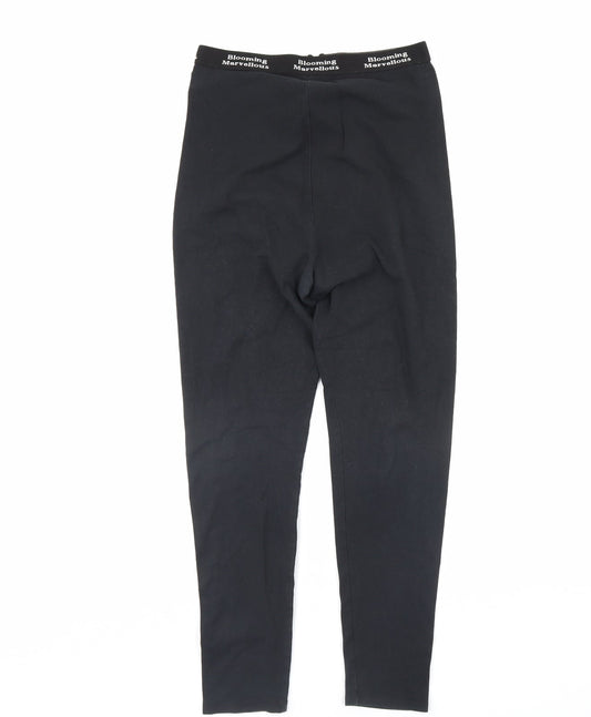 Womens UK Size M Blooming Marvellous Regular Fit Capri Black Trousers