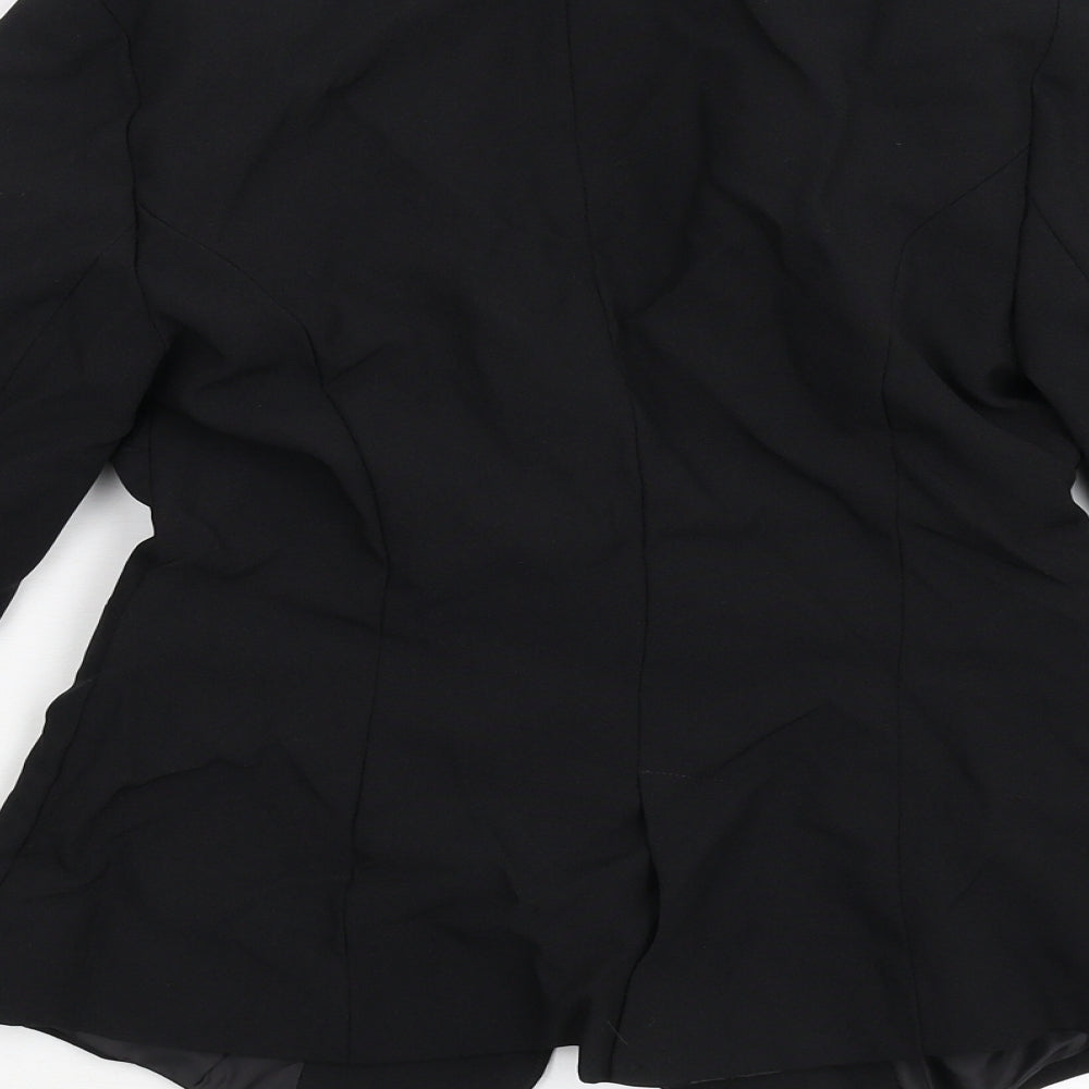 Primark Womens Black Jacket Blazer Size 8