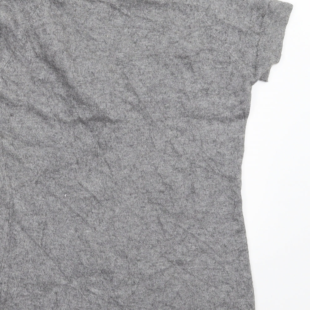 BHS Womens Grey Knit Pullover Jumper Size 10
