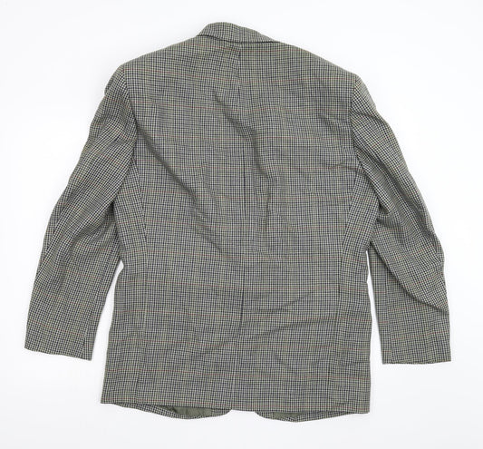 Mens UK Size 42 BHS Regular Green Suit Jacket