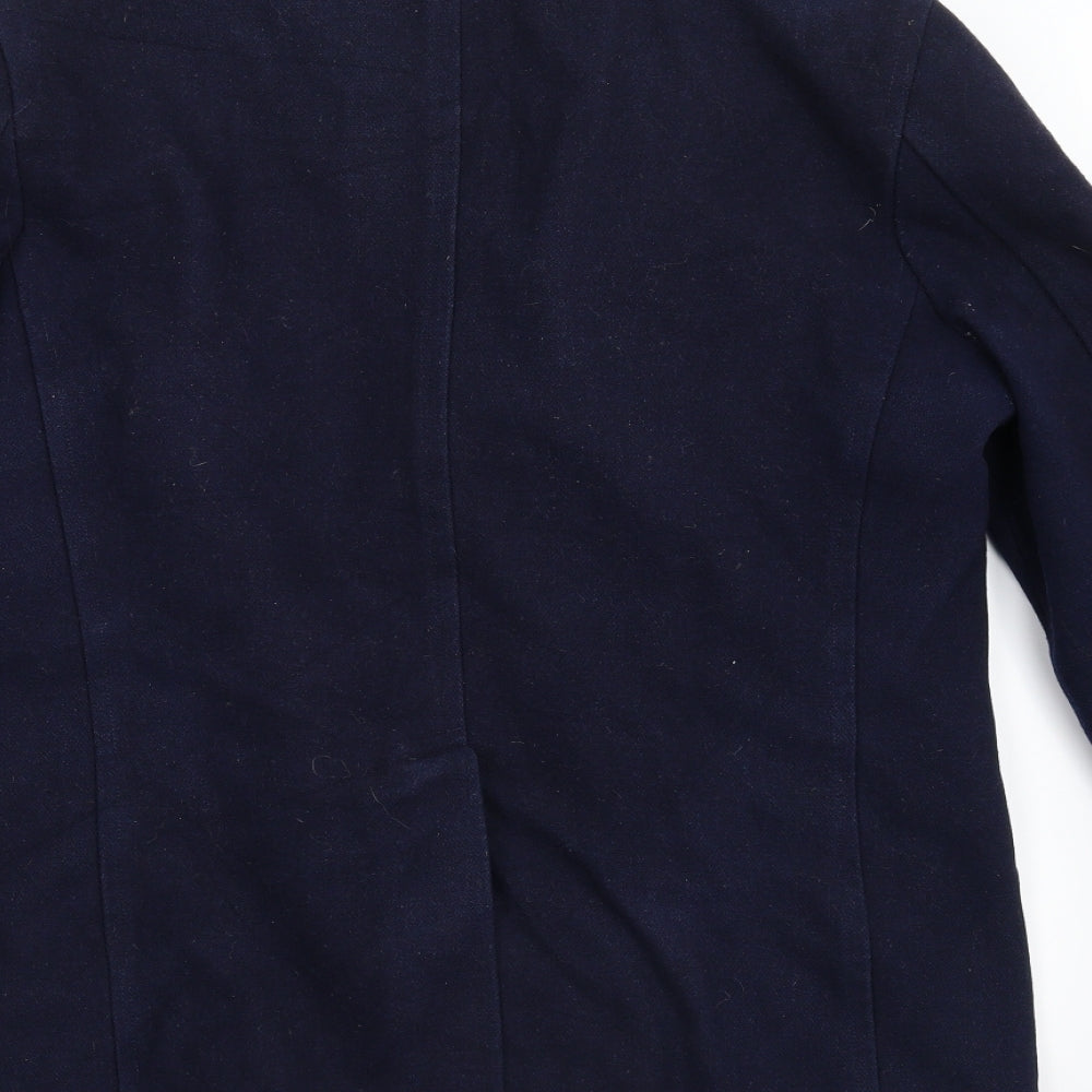 Womens UK Size M ASOS Blue Overcoat