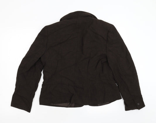 Precis Womens Brown   Jacket Blazer Size 16
