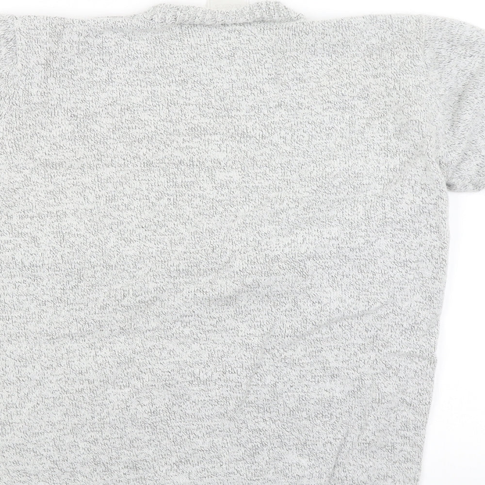 Classics Womens Grey Floral Pullover Jumper Size 12