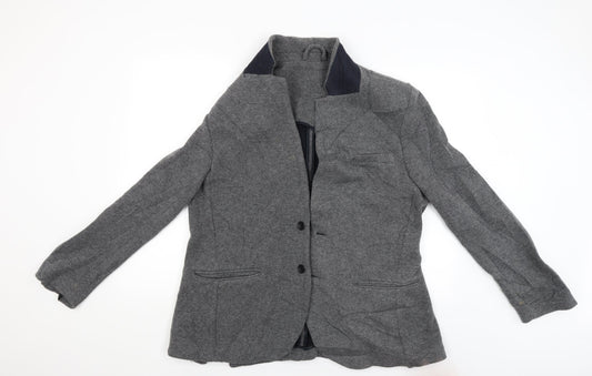 Womens UK Size 44 River Island Grey Jacket