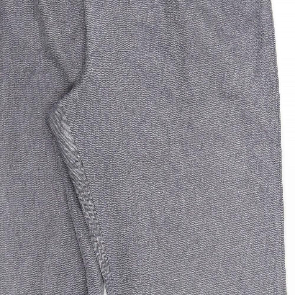 Womens UK Size 32 BHS Regular Fit Jegging Grey Trousers