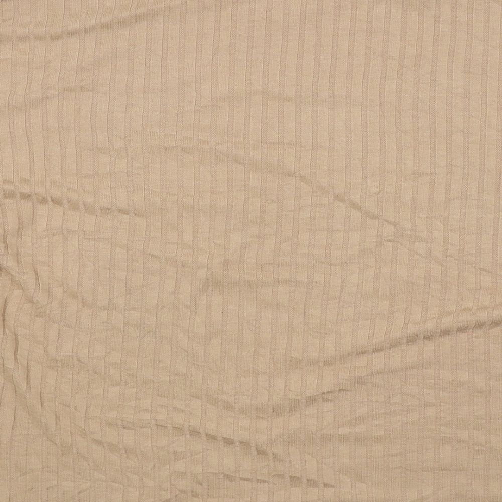 Boohoo Womens Beige Pullover Jumper Size 12