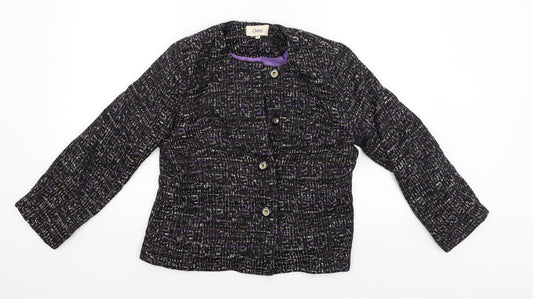 Womens UK Size 12 Classic Black Jacket