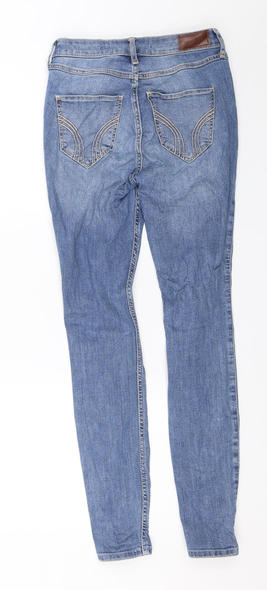 Hollister Womens Blue Denim Skinny Jeans Size 24 in L28 in