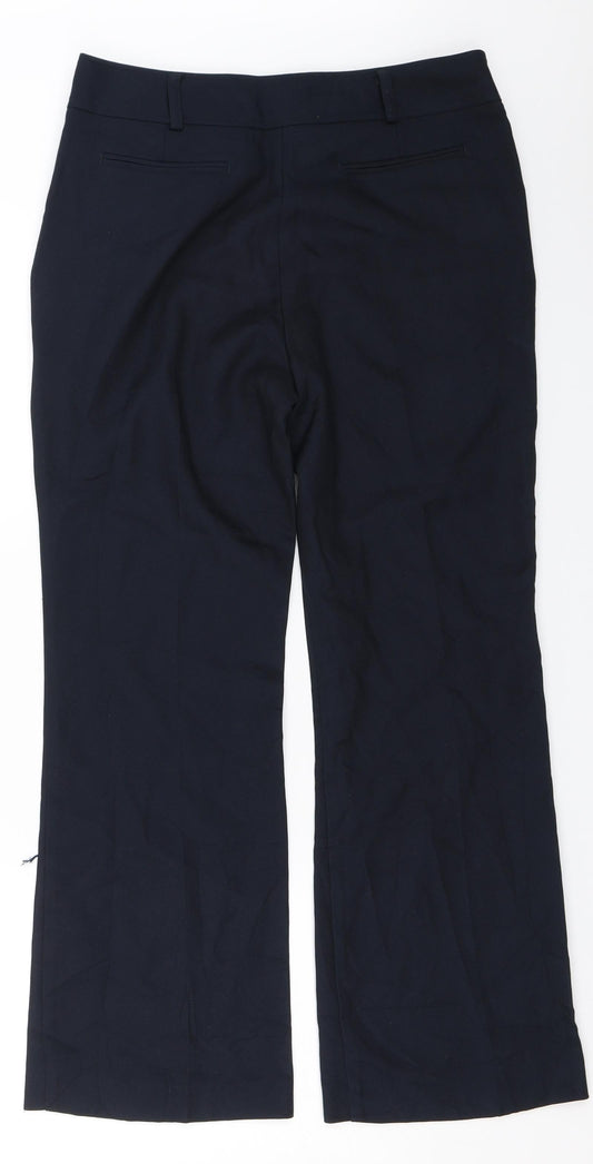 TU Womens Blue Dress Pants Trousers Size 10 L26 in - Short length