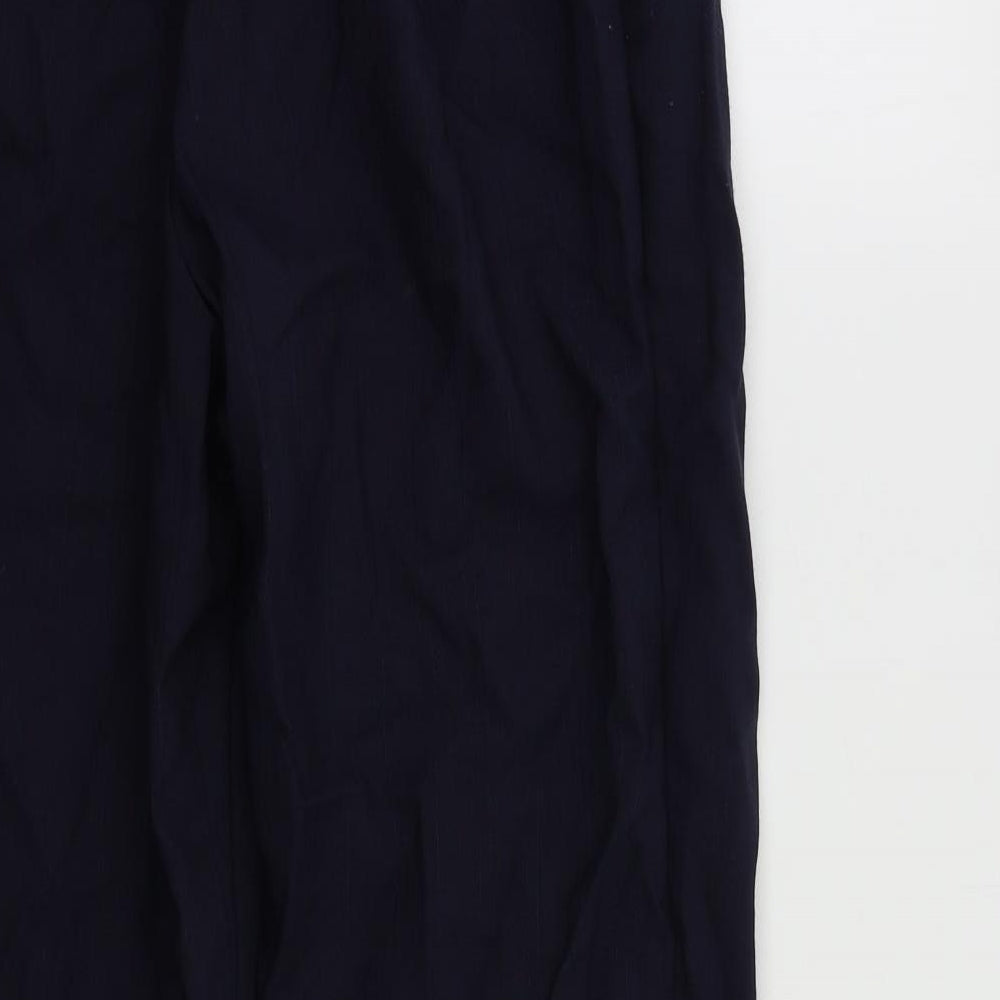 Womens UK Size 16 M&S Regular Fit Blue Trousers